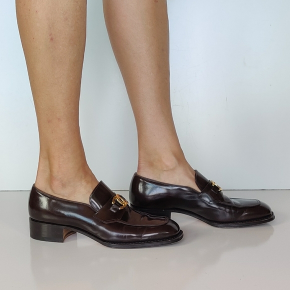 CHANEL Chocolate Brown Loafers, Size 40, US 10 - Picture 5 of 10